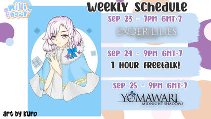Milli Weekly Schedule